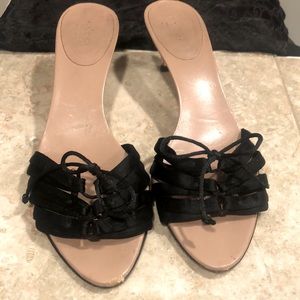 Gucci slides with heels